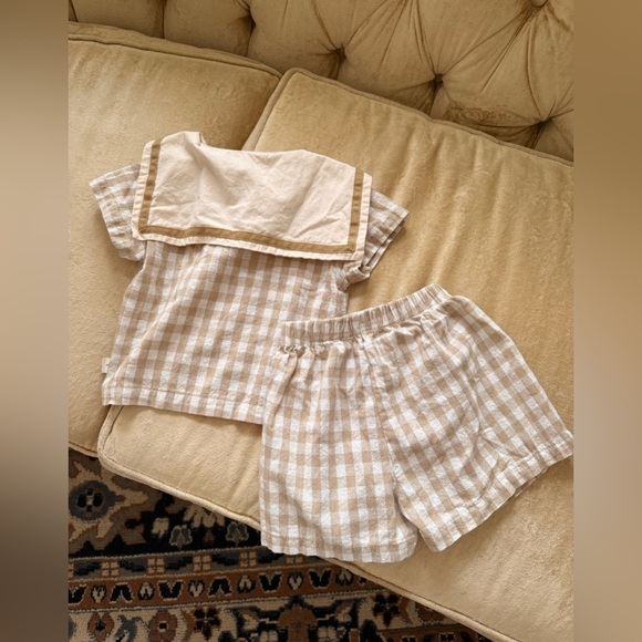 angou Other - Angou Matching Linen Cotton vintage set